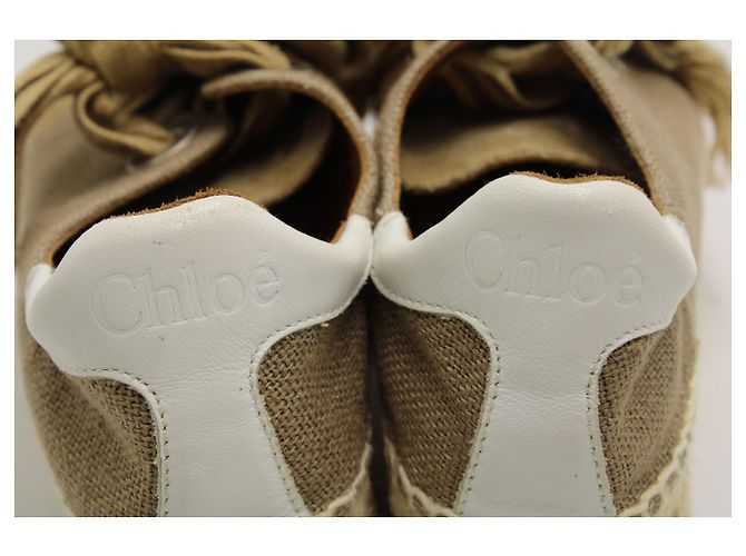 Chloé Espadrillas con piattaforma Qai - vista 7