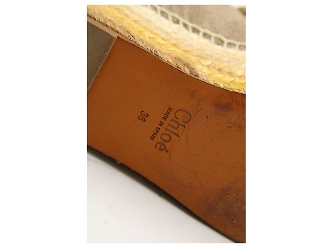 Chloé Espadrillas con piattaforma Qai - vista 9