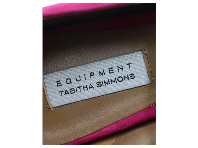 Tabitha Simmons Flache Riemchenpumps aus rosafarbenem Wildleder Pink - Ansicht 6