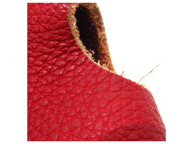 Hermès Hermes Red Clemence Mangeoire Secchiello PM Rosso - vista 11