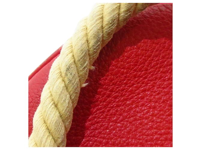 Hermès Hermes Red Clemence Mangeoire Secchiello PM Rosso - vista 12