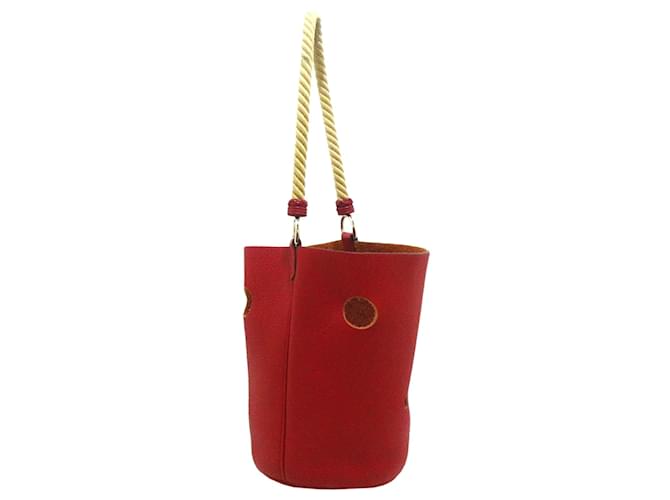 Hermès Hermes Red Clemence Mangeoire Secchiello PM Rosso - vista 2