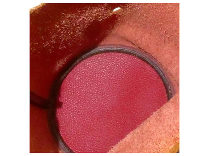 Hermès Hermes Red Clemence Mangeoire Secchiello PM Rosso - vista 5