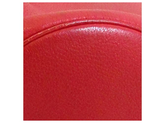 Hermès Hermes Red Clemence Mangeoire Secchiello PM Rosso - vista 8