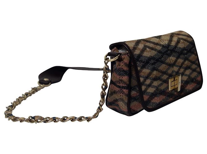 Missoni Borsa a Spalla a Catena in Tweed Multicolor - vista 2