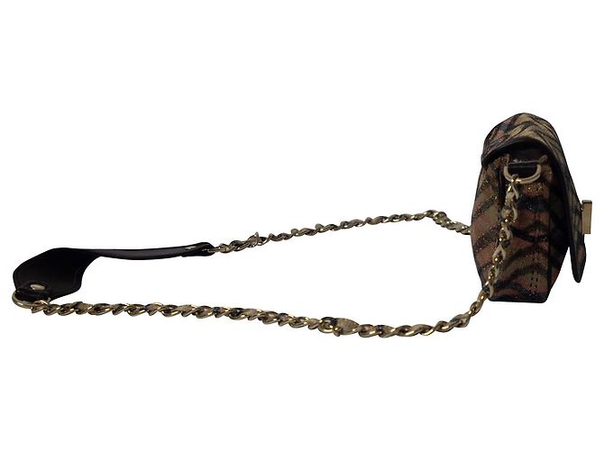 Missoni Borsa a Spalla a Catena in Tweed Multicolor - vista 3