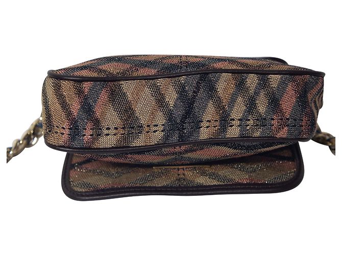 Missoni Borsa a Spalla a Catena in Tweed Multicolor - vista 5