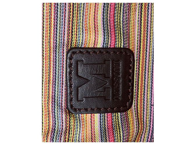 Missoni Borsa a Spalla a Catena in Tweed Multicolor - vista 6