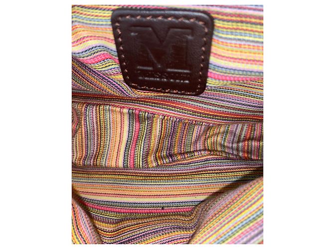 Missoni Borsa a Spalla a Catena in Tweed Multicolor - vista 7