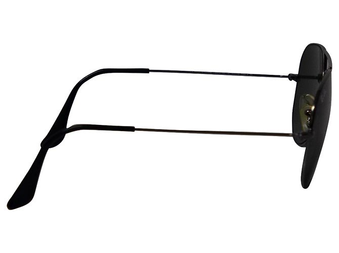 Occhiali da sole Ray-Ban Classic Aviator in metallo nero - vista 2