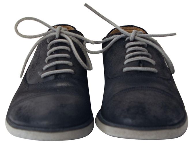 Maison Martin Margiela Mocassini stringati Maison Margiela in pelle nera - vista 2