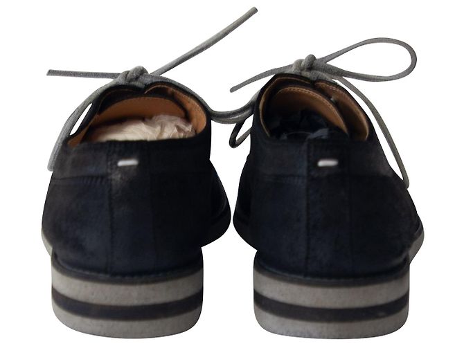 Maison Martin Margiela Mocassini stringati Maison Margiela in pelle nera - vista 4