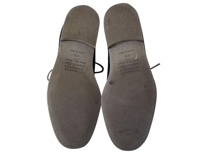 Maison Martin Margiela Mocassini stringati Maison Margiela in pelle nera - vista 5