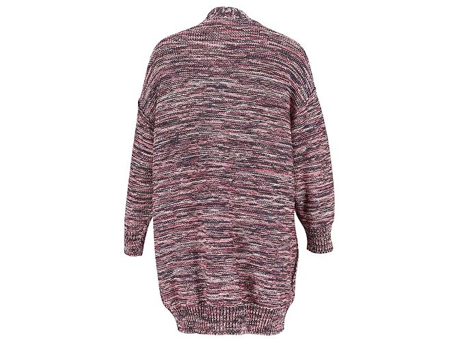 M MISSONI Übergroße Metallic-Strickjacke aus mehrfarbiger Viskose Python drucken - Ansicht 3