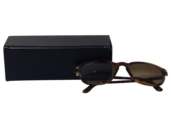 Occhiali da sole polarizzati Ray-Ban in acetato marrone e nero - vista 6
