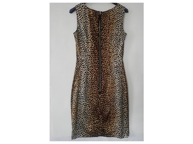 D&G Kleid Leopardenmuster Polyamid Größe 40 Leopardenprint - Ansicht 3