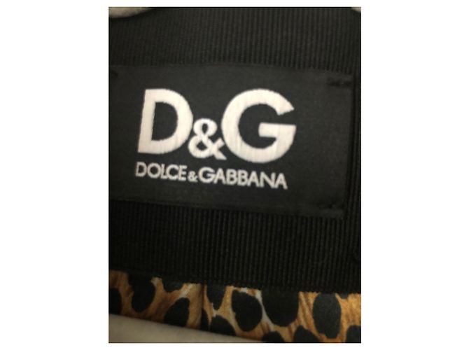 D&G Kleid Leopardenmuster Polyamid Größe 40 Leopardenprint - Ansicht 8
