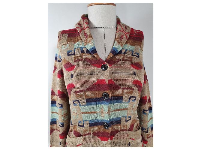Ralph Lauren Denim & Supply Strickjacke Baumwolle M Mehrfarben - Ansicht 2