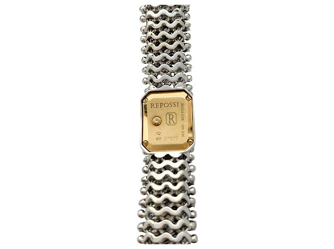 Repossi-Uhr, zwei golds, Saphiren, Diamanten. - Ansicht 9