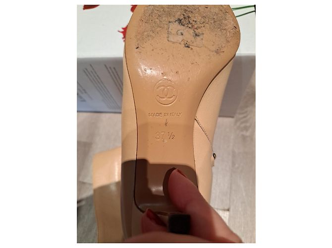 Chanel Stiefeletten Sand - vue 2
