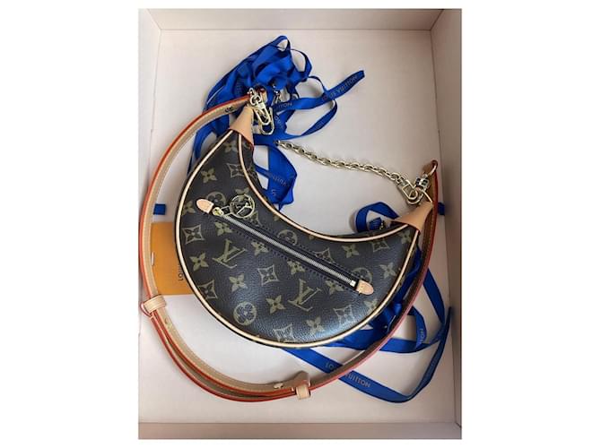 Borsa Louis Vuitton Loop Marrone Beige - vista 7
