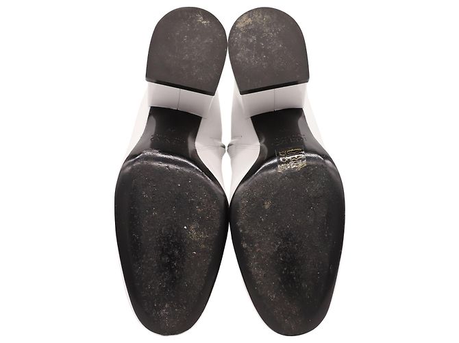 Kenzo Bottines Daria en Cuir Blanc - vue 5