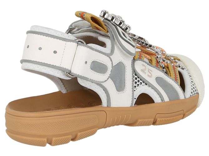 Gucci Mesh Stoff Lametta Sport Sandalen - Ansicht 3
