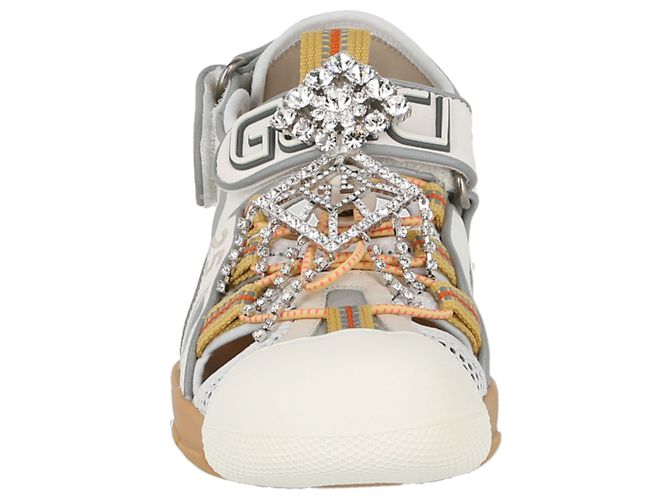 Gucci Mesh Stoff Lametta Sport Sandalen - Ansicht 4