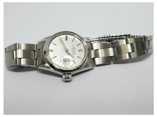 Orologio ROLEX completo di rara scatola vintage e documenti 1970 Argento - vista 3