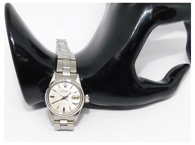 Orologio ROLEX completo di rara scatola vintage e documenti 1970 Argento - vista 5
