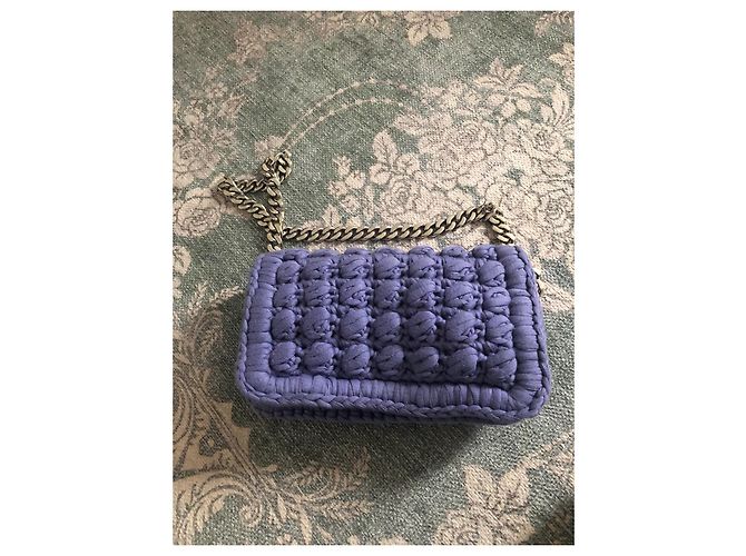 Borsa a mano Bottega Veneta Lavanda Cotone - vista 3
