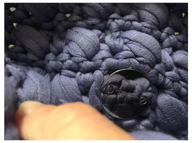 Borsa a mano Bottega Veneta Lavanda Cotone - vista 5