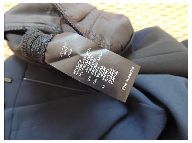 THE KOOPLES TAGLIA PANTALONE blu navy e nero 38 - vista 10