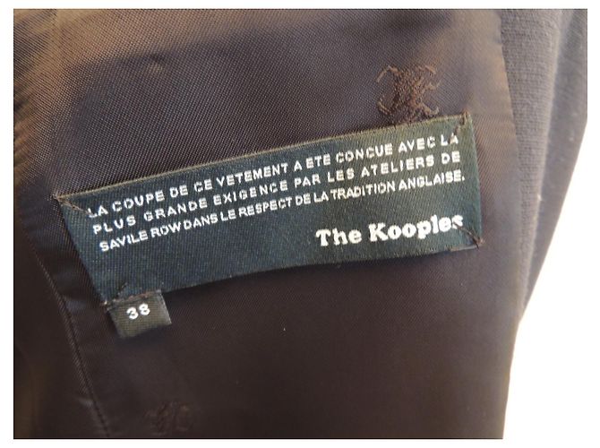 THE KOOPLES TAGLIA PANTALONE blu navy e nero 38 - vista 7