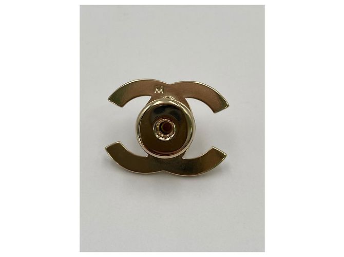CHANEL chiusura CC turnlock dorata D'oro - vista 4