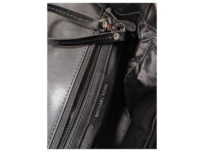 Borsa Michael Kors in pelle di capra nera Nero - vista 6