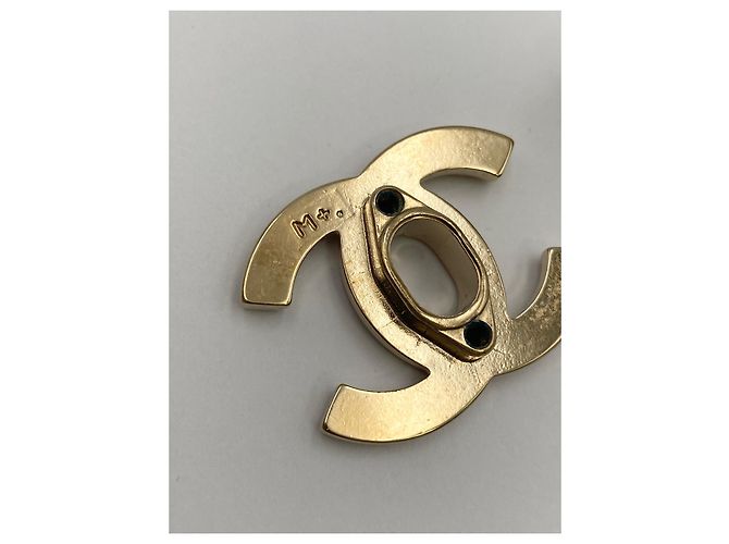 CHANEL chiusura CC turnlock dorata D'oro - vista 10