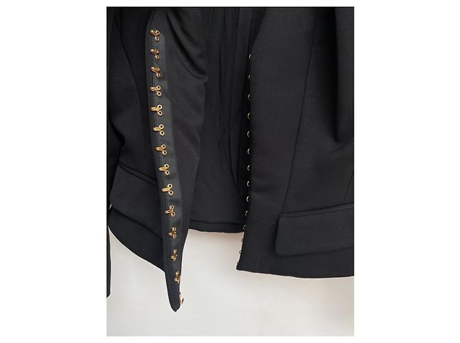 Balmain Blazer Schwarz Wolle - Ansicht 3