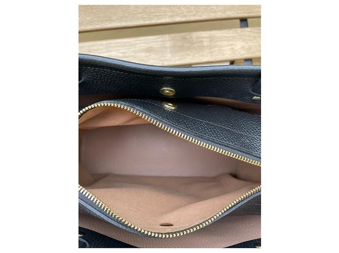 Autre Marque Borsa Lancaster in pelle nera e beige Nero - vista 9