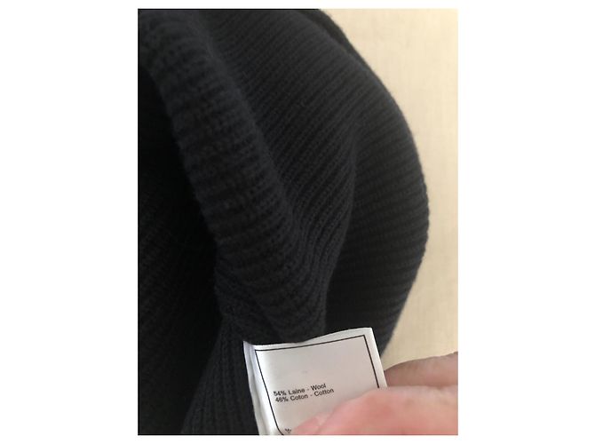 Chanel Tricots Bleu Marine - vue 4