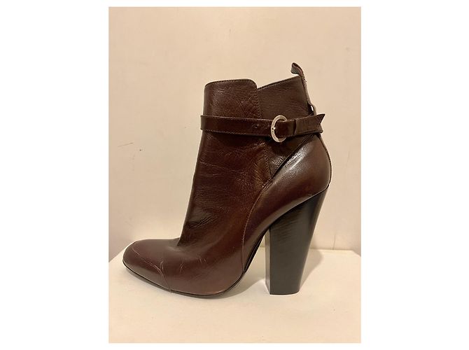 Vivienne Westwood Stivaletti in un marrone castano scuro - vista 2