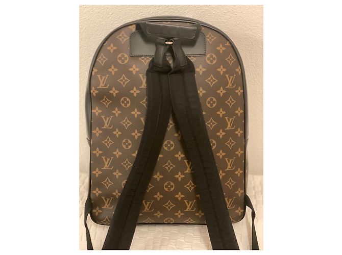 Slender Louis Vuitton Zaino JOSH. Marrone - vista 2