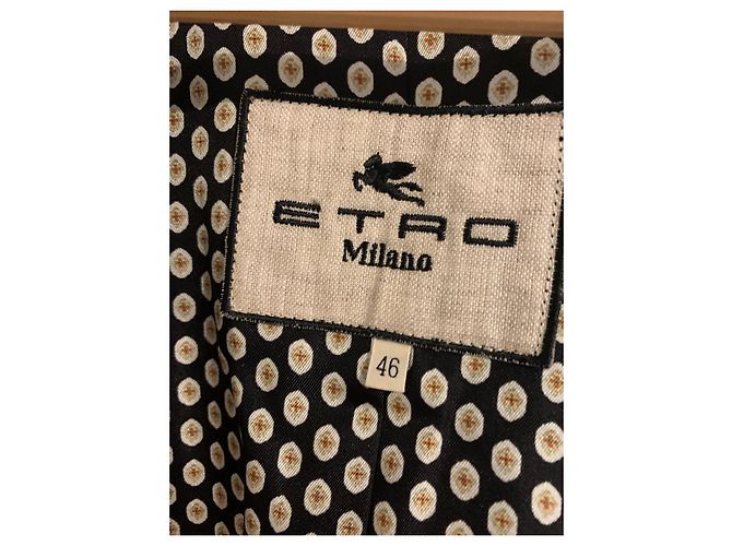 Etro Jacke aus Baumwolle Creme Größe 46 - Ansicht 3