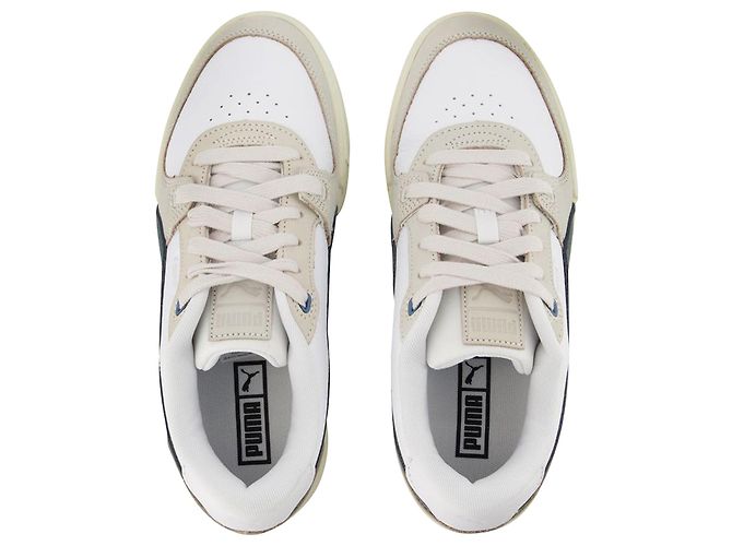 Puma Ca Pro Lux in pelle bianca e blu - vista 4