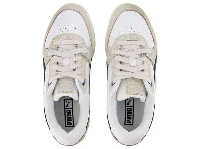 Puma Ca Pro Lux in pelle bianca e blu - vista 4
