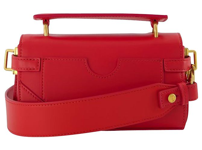 Balmain B-Buzz 19 borsa in pelle rossa - vista 3