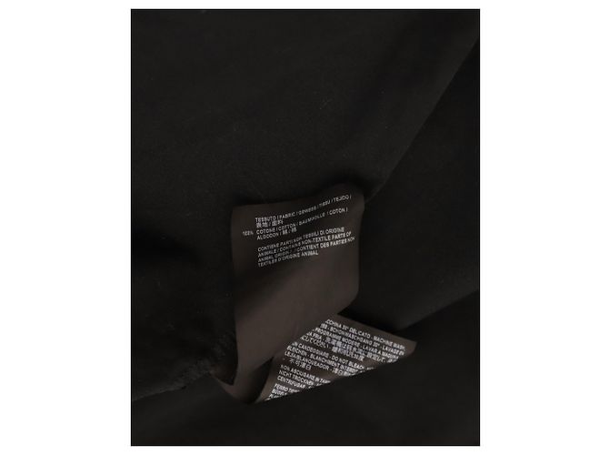 Camicia Buttondown Balenciaga 'Homme' in cotone nero - vista 5
