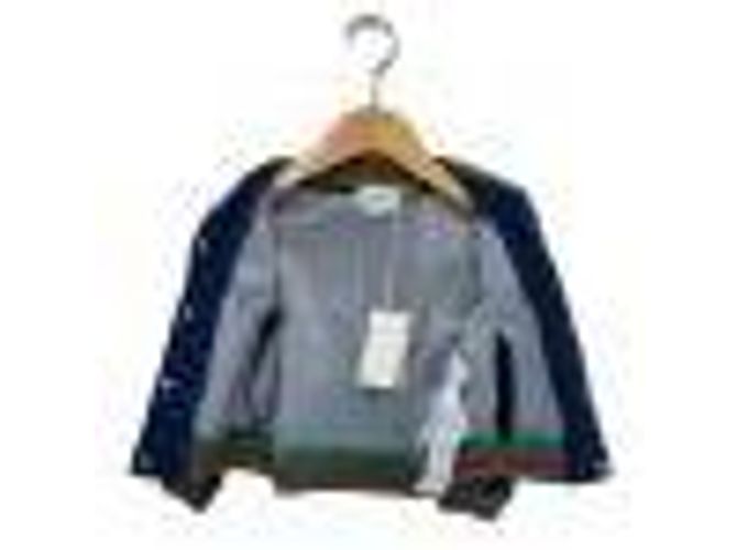 **GUCCI (gucci)  blouson bomber en jean bleu - vue 4