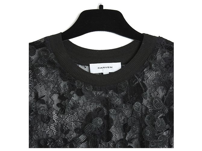 Carven ENCAJE NEGRO SAKURA ES38/40 - vista 4