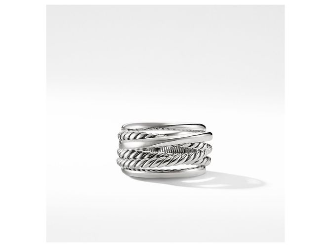 David Yurman crossover Ring in Sterling Silver 925 - Size 52 - view 3